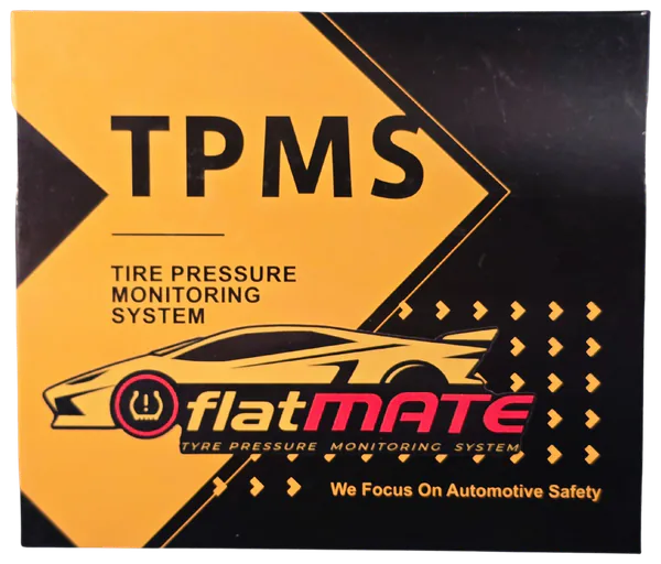 The front of the flatMATE TPMS box.